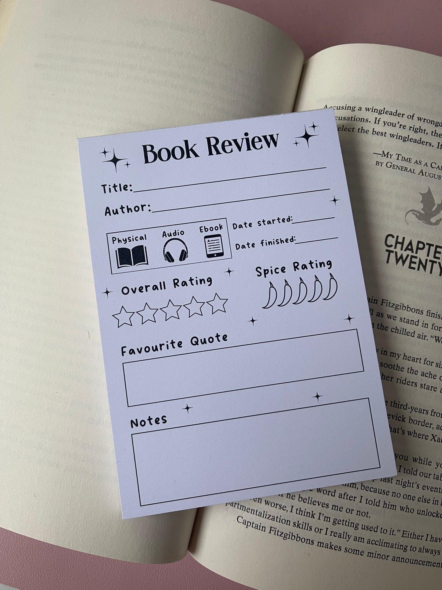 A6 Review Pad
