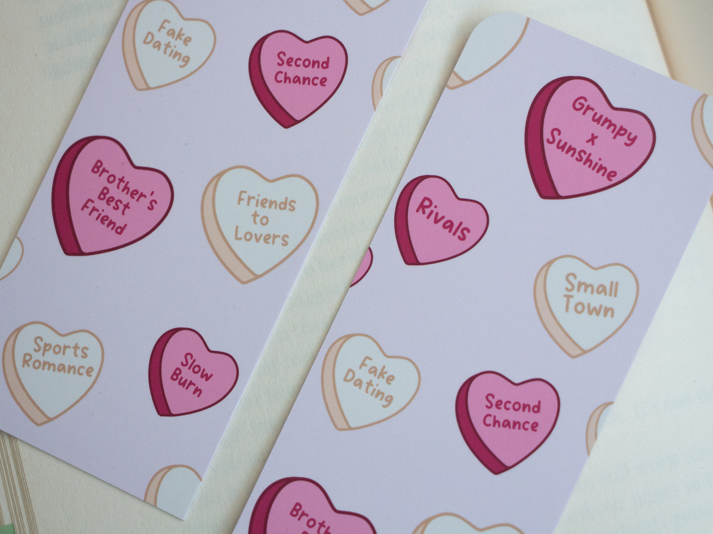 Romance Tropes Bookmark