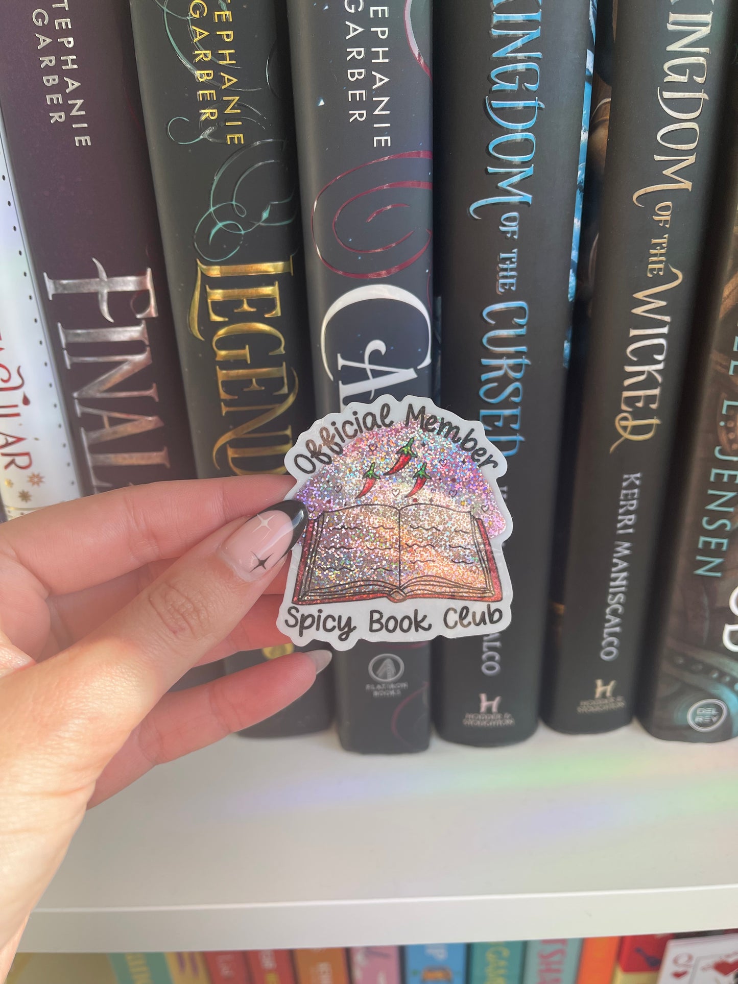 Spicy Book Club Sticker