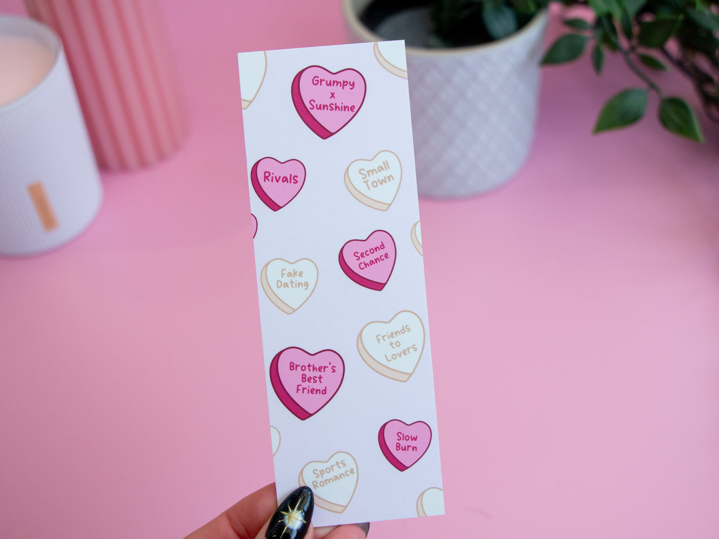 Romance Tropes Bookmark