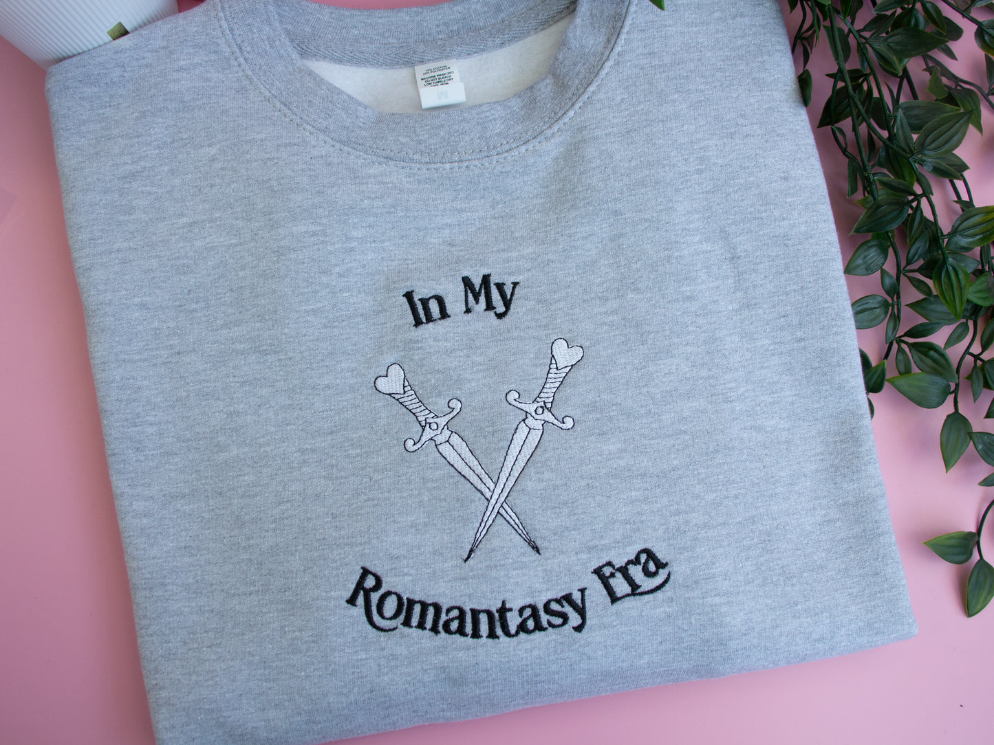In My Romantasy Era Embroidered Sweatshirt