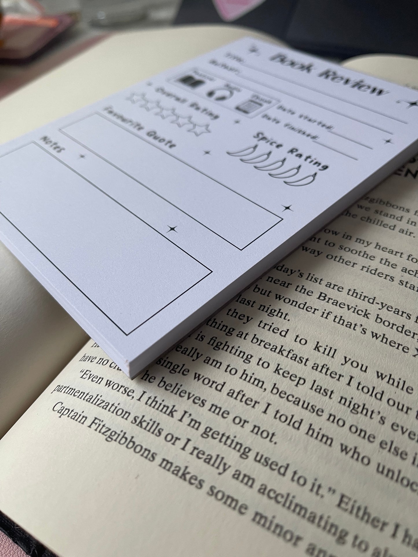 A6 Review Pad