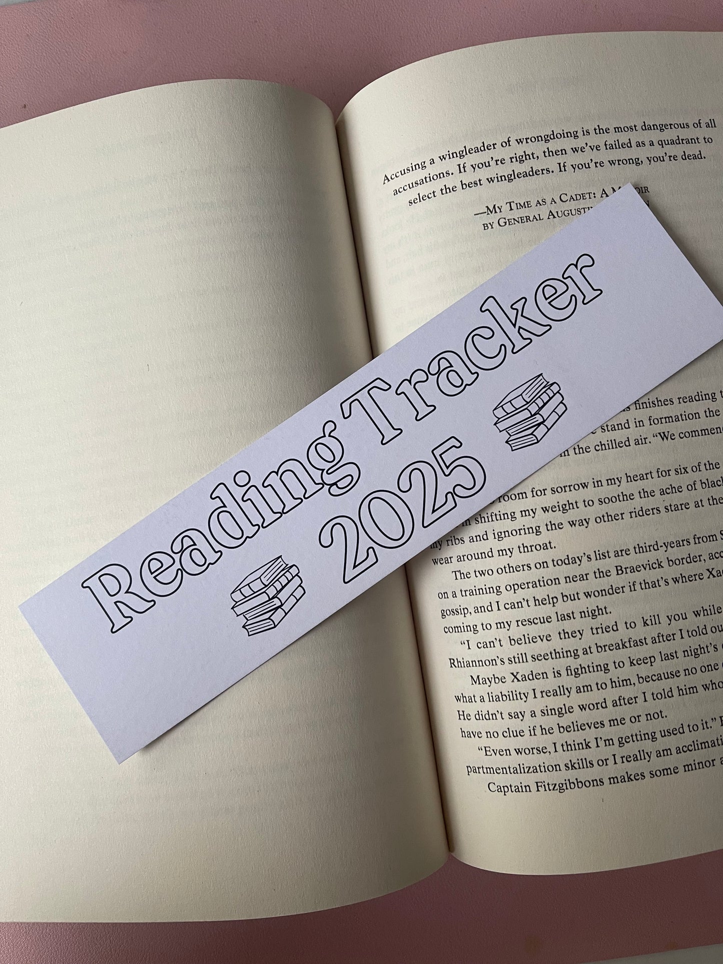 2025 Tracker Bookmark