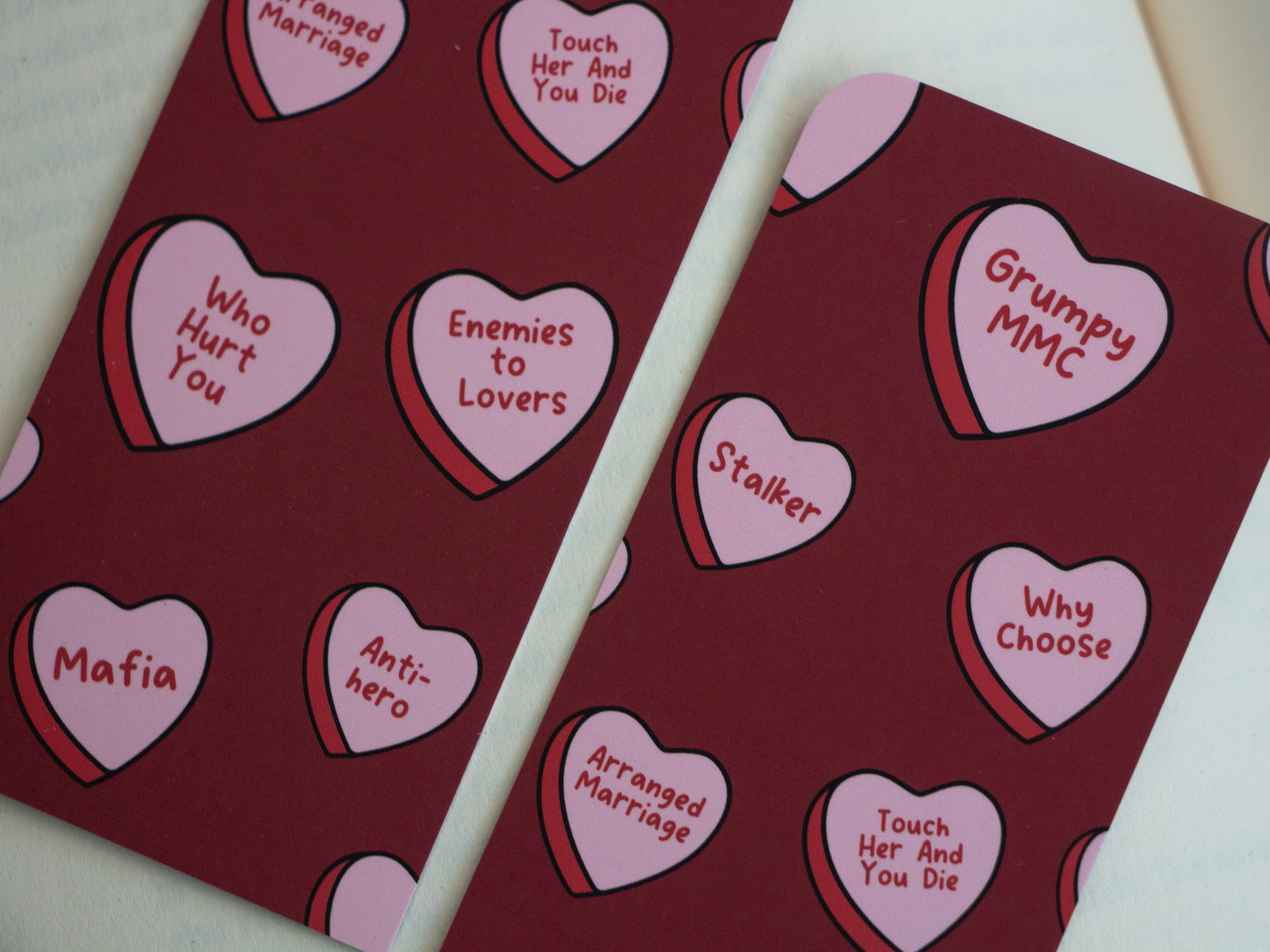 Dark Romance Tropes Bookmark
