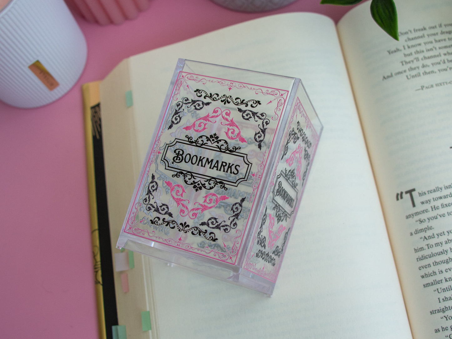Fancy Pink Bookmark Holder
