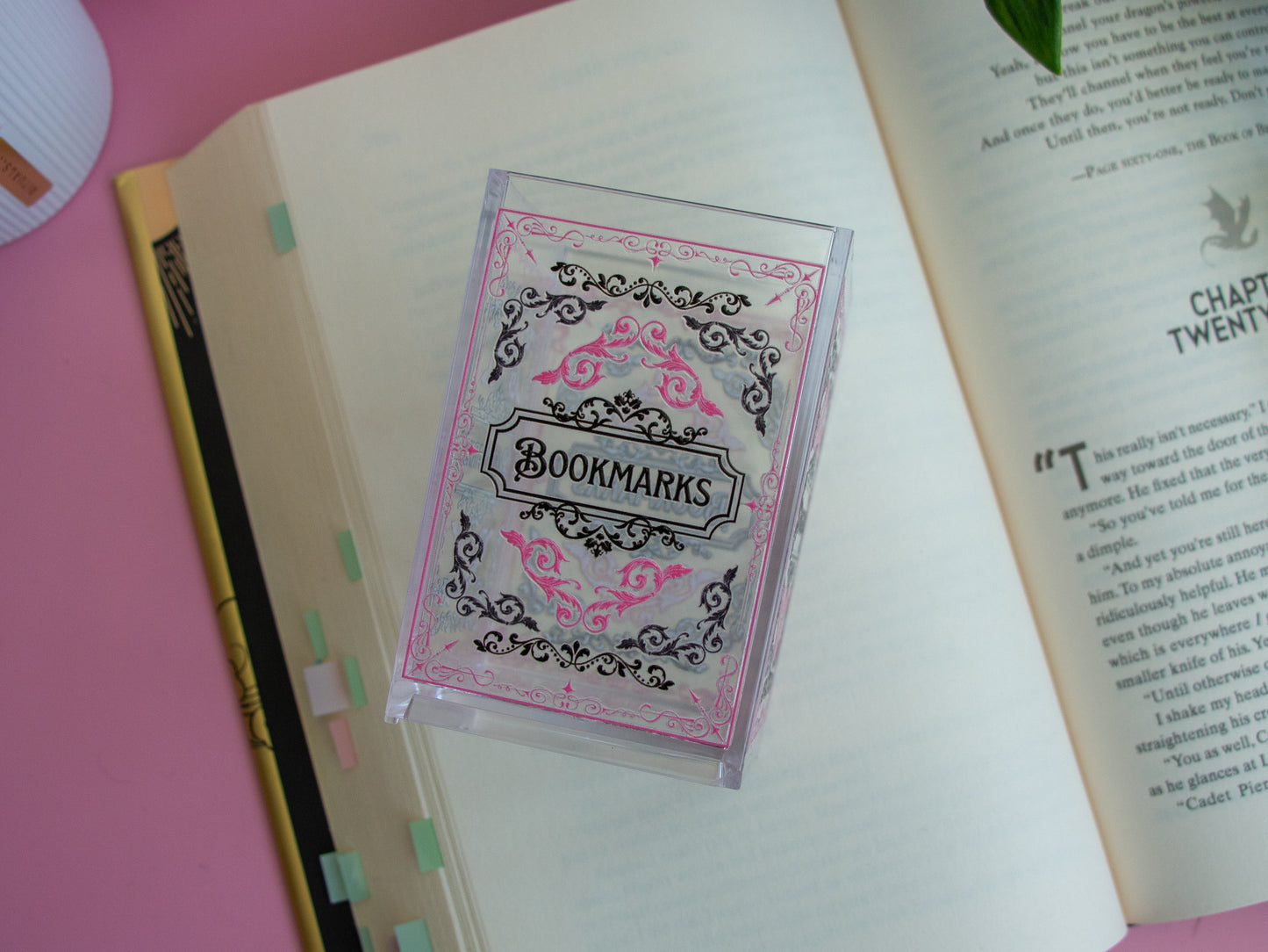Fancy Pink Bookmark Holder