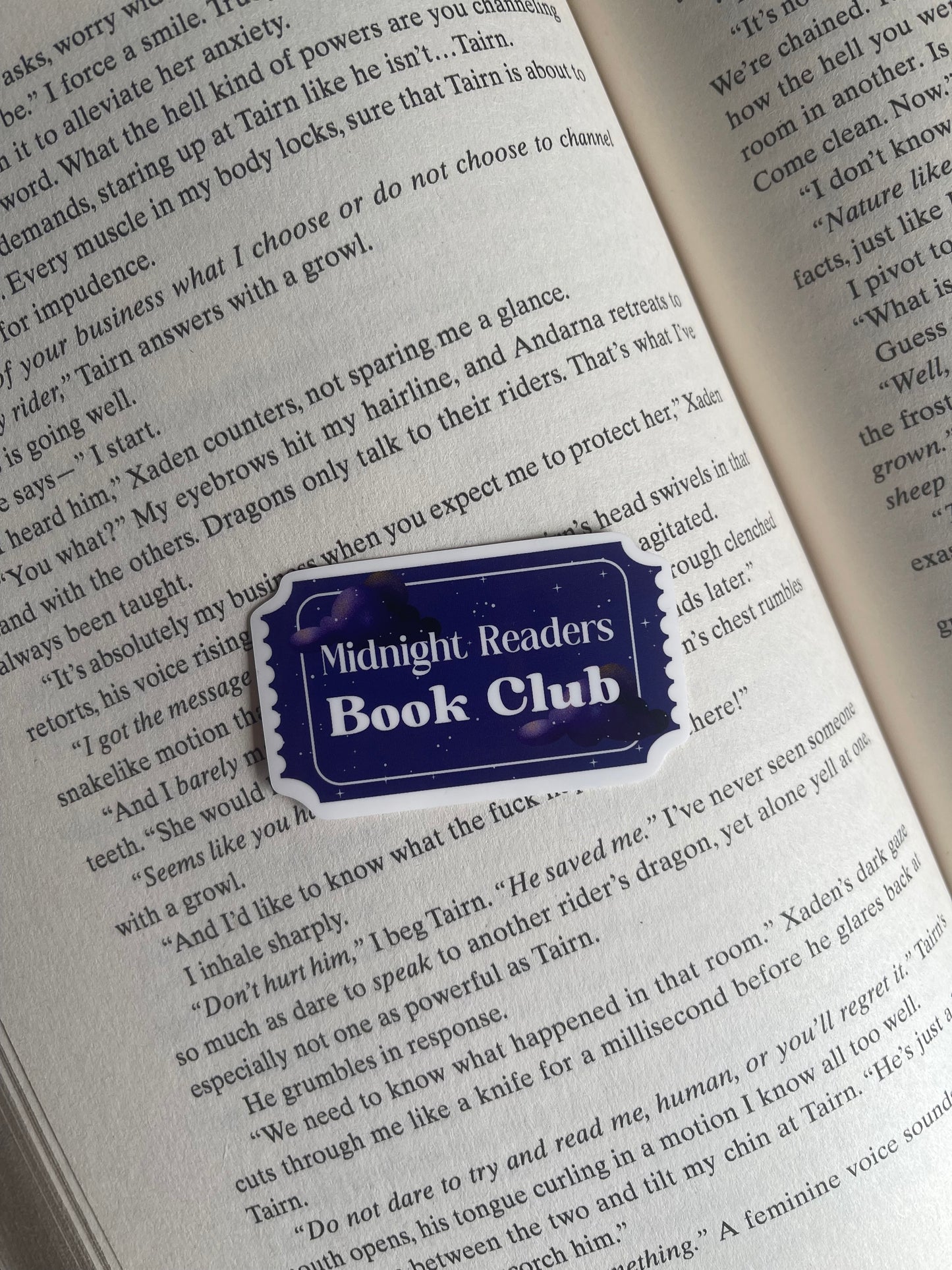 Midnight Readers Book Club Sticker