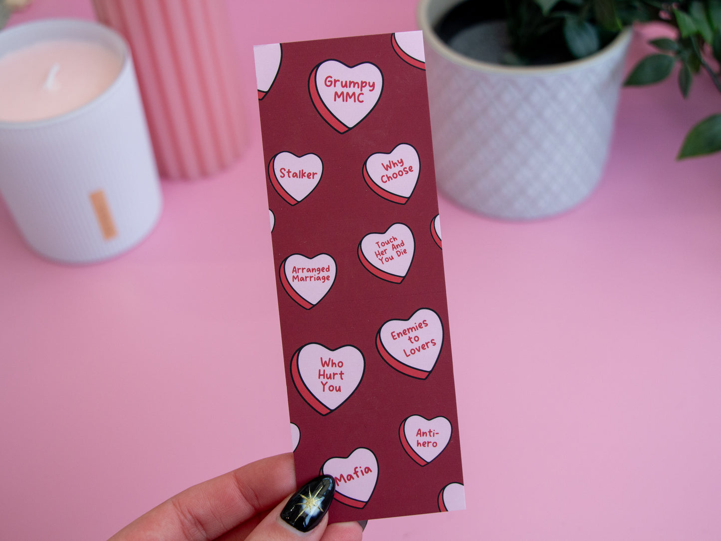 Dark Romance Tropes Bookmark