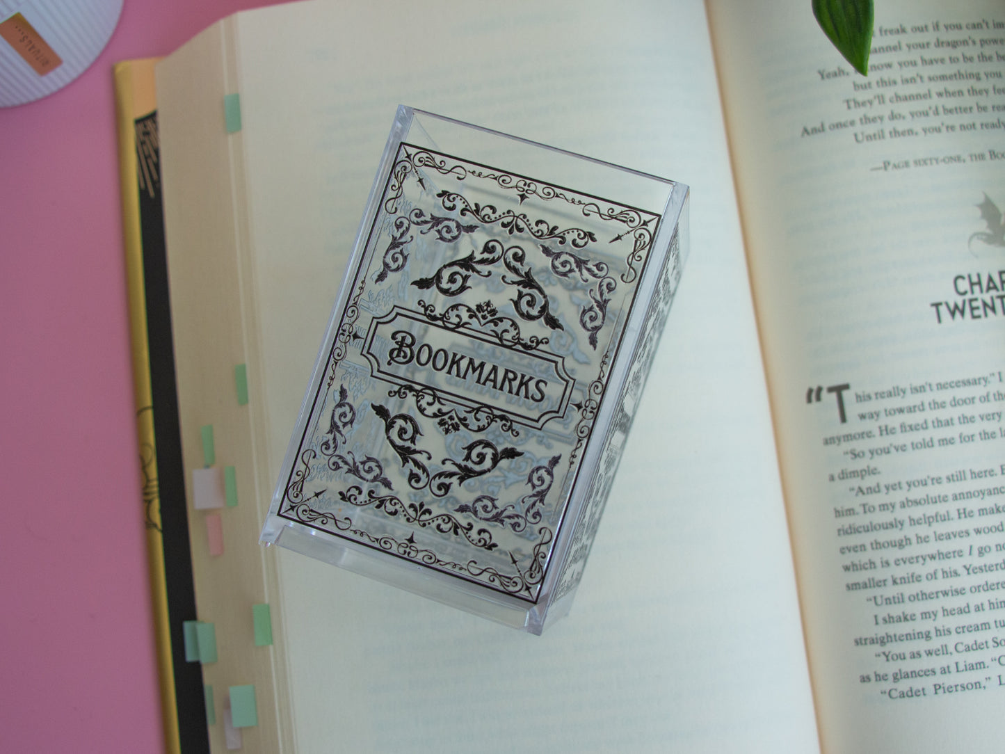 Fancy Black Bookmark Holder