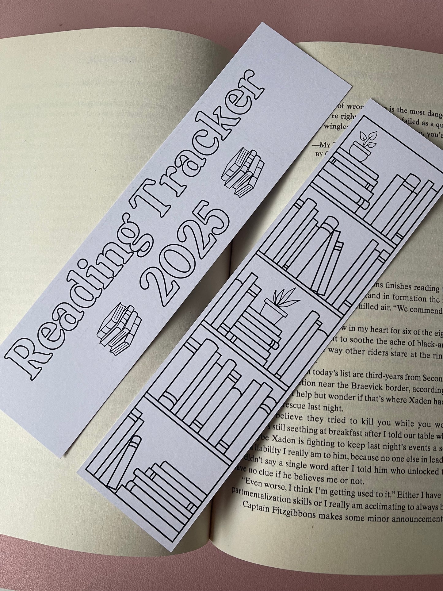 2025 Tracker Bookmark