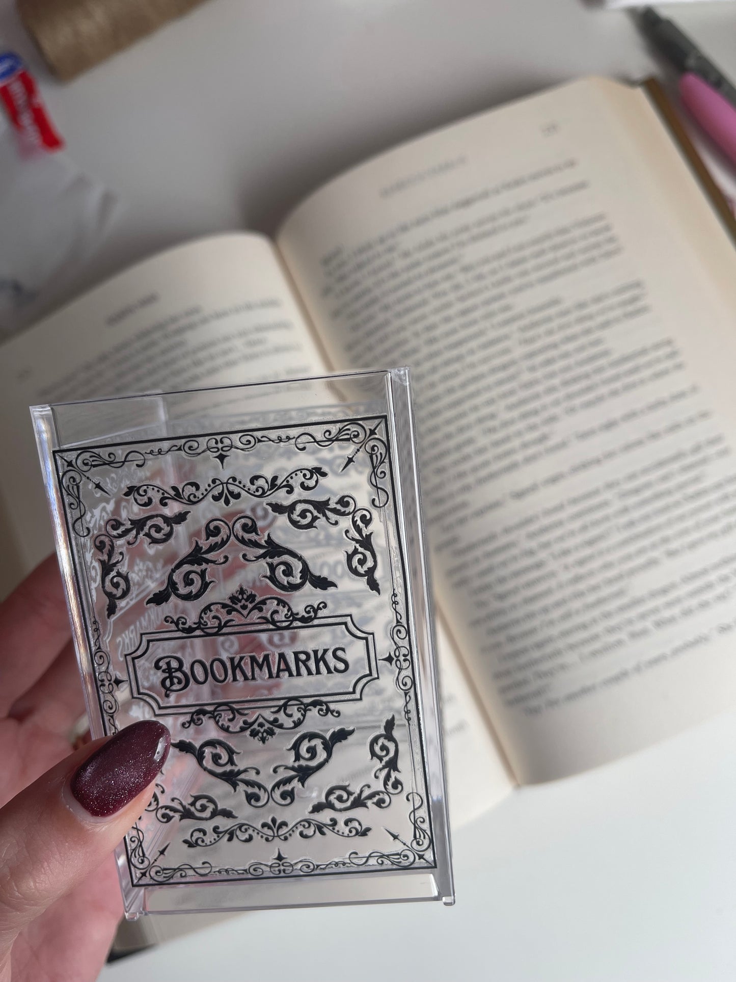 Seconds Fancy Black Bookmark Holder