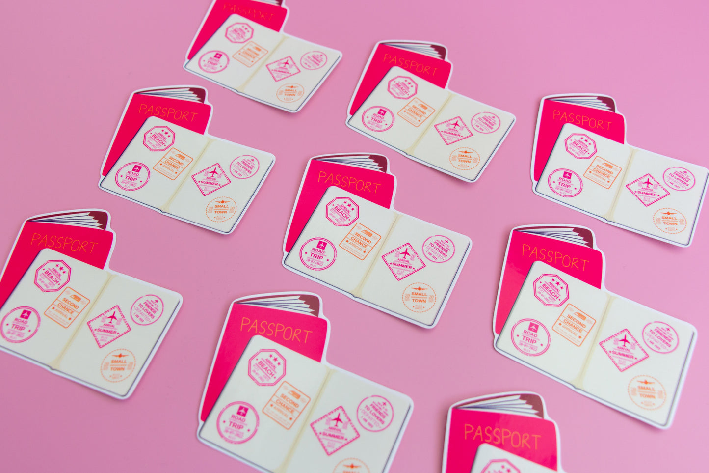 Summer Passport Book Sticker