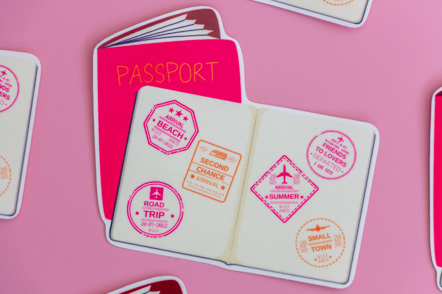 Summer Passport Book Sticker