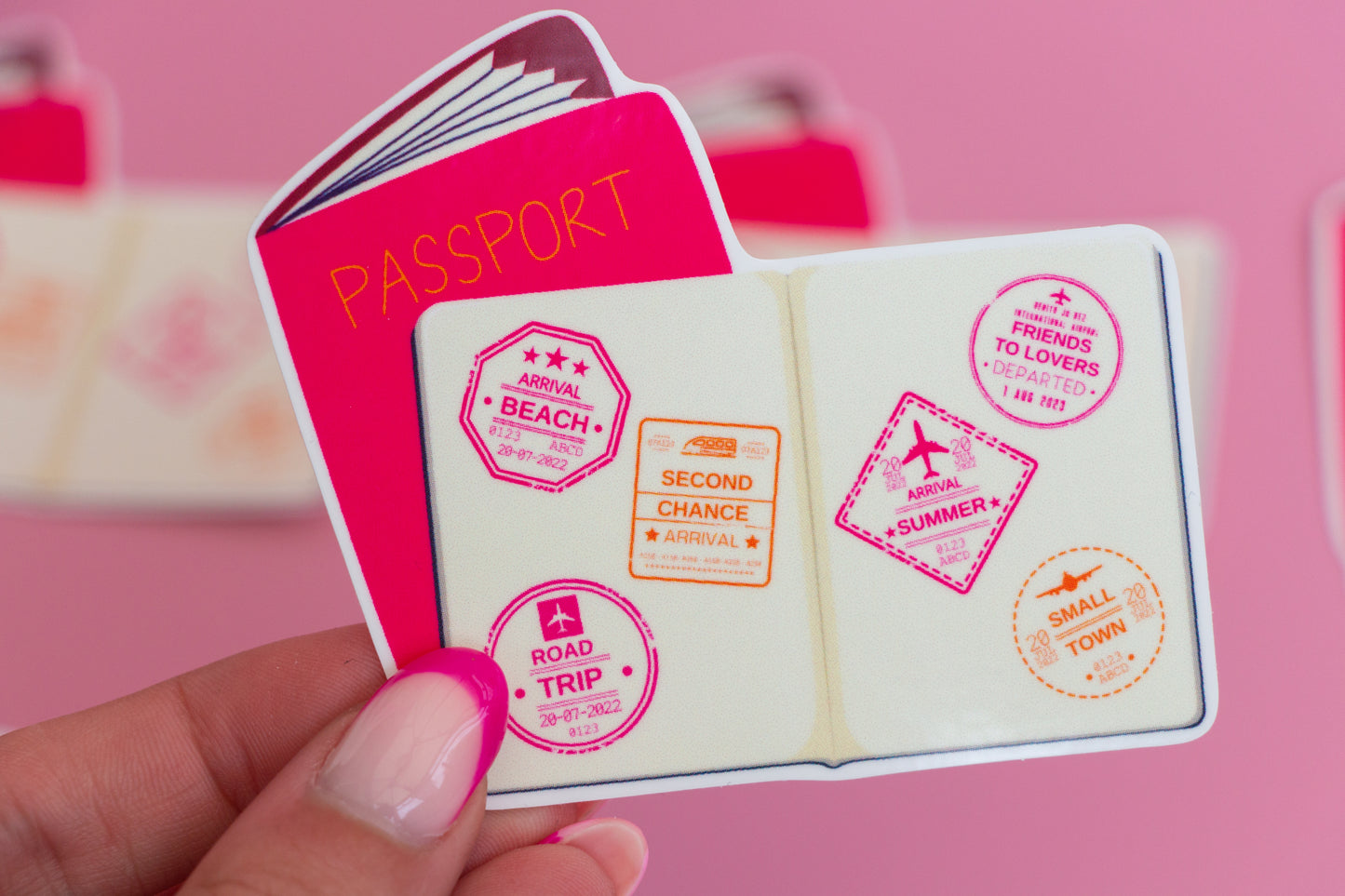 Summer Passport Book Sticker
