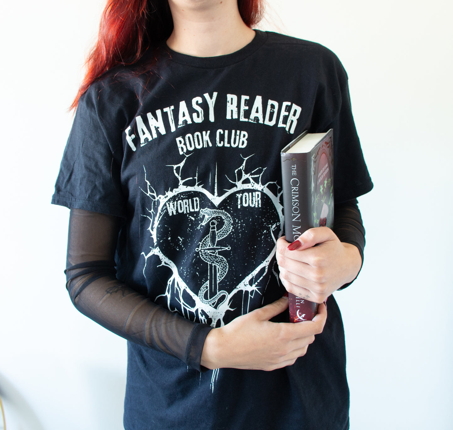 Seconds Medium Fantasy Reader Band Tee
