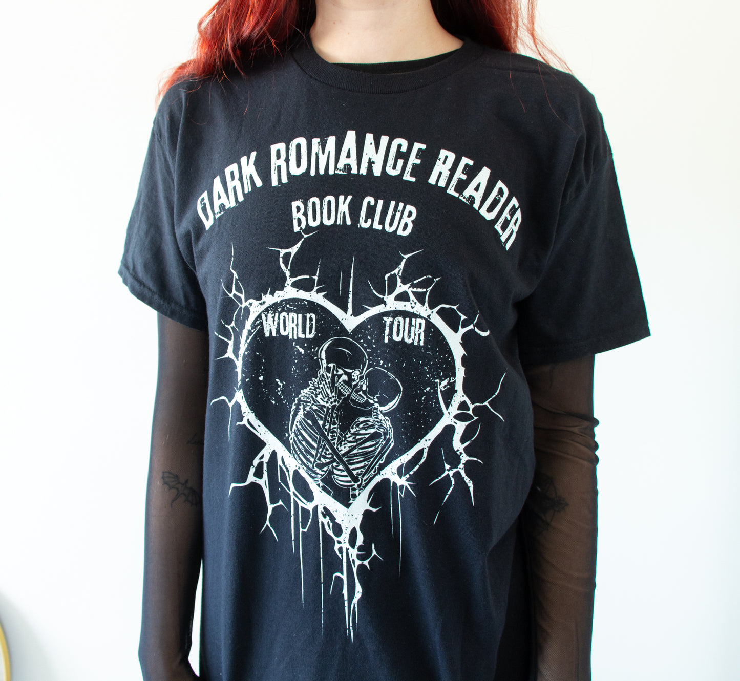 Seconds Medium Dark Romance Reader Band Tee