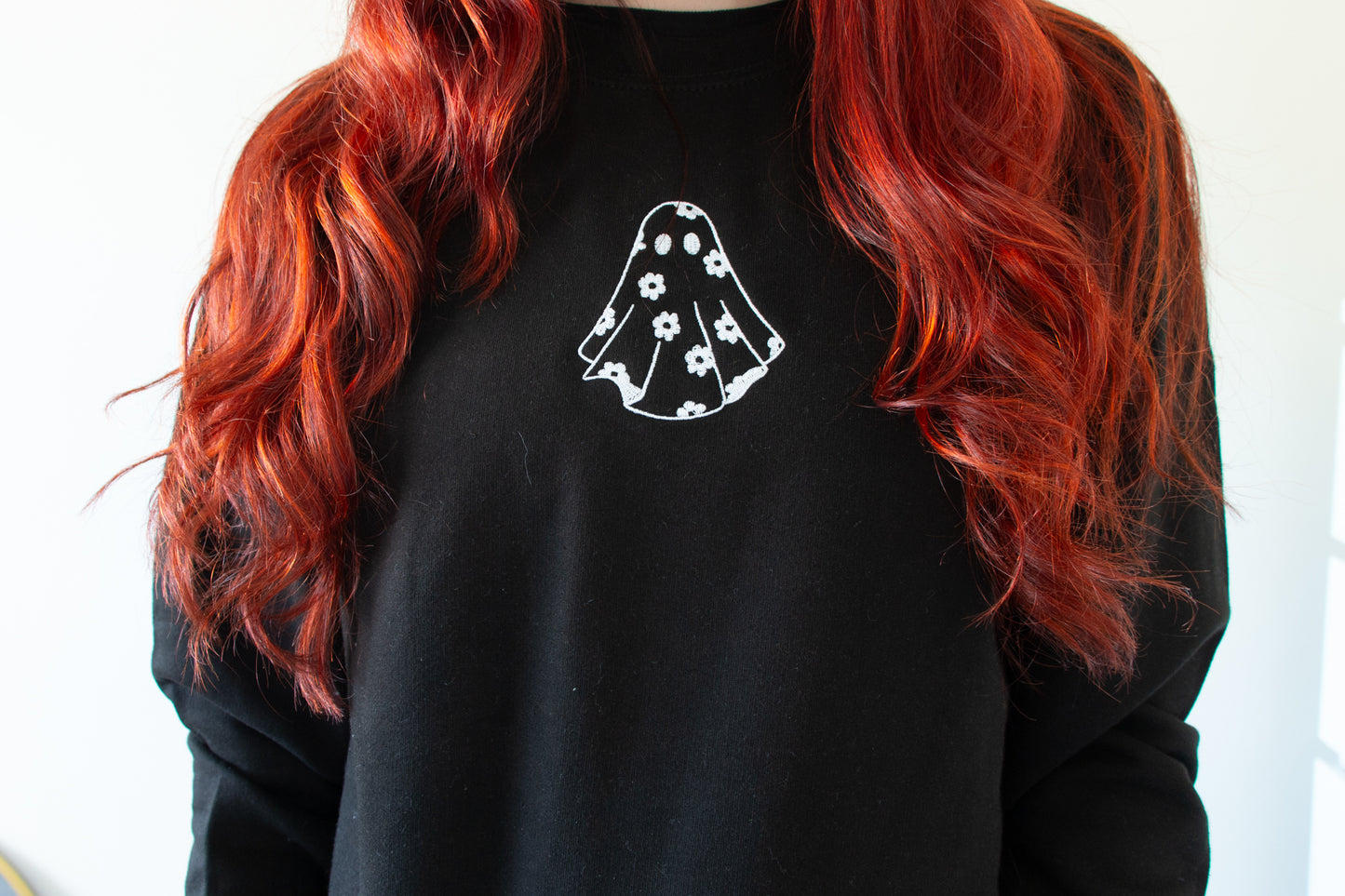 Embroidered Ghost Sweatshirt