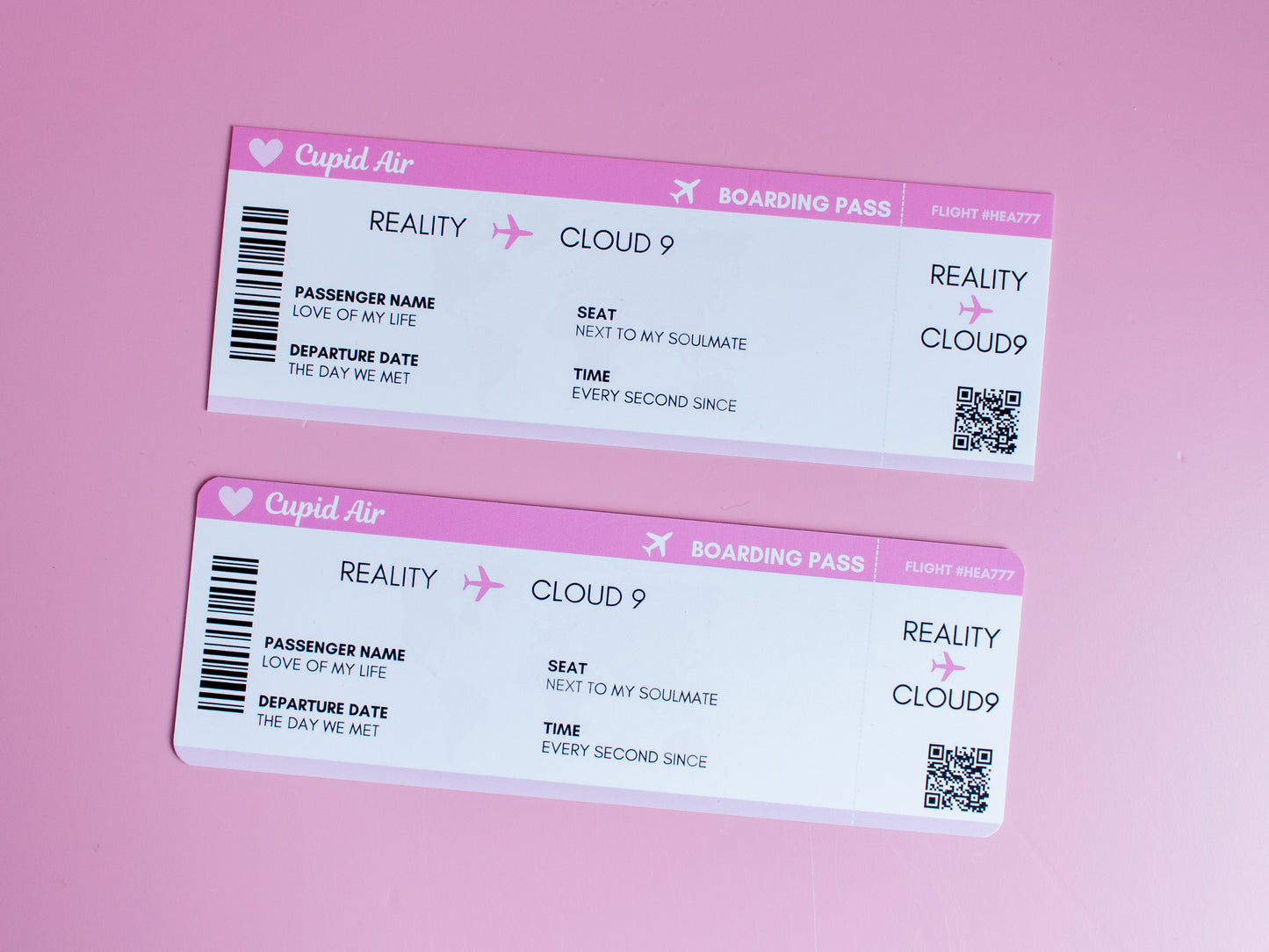 Romance Reader Plane Ticket Bookmark