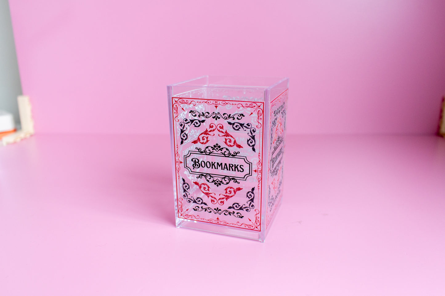 Seconds Damaged Fancy Red Bookmark Holder