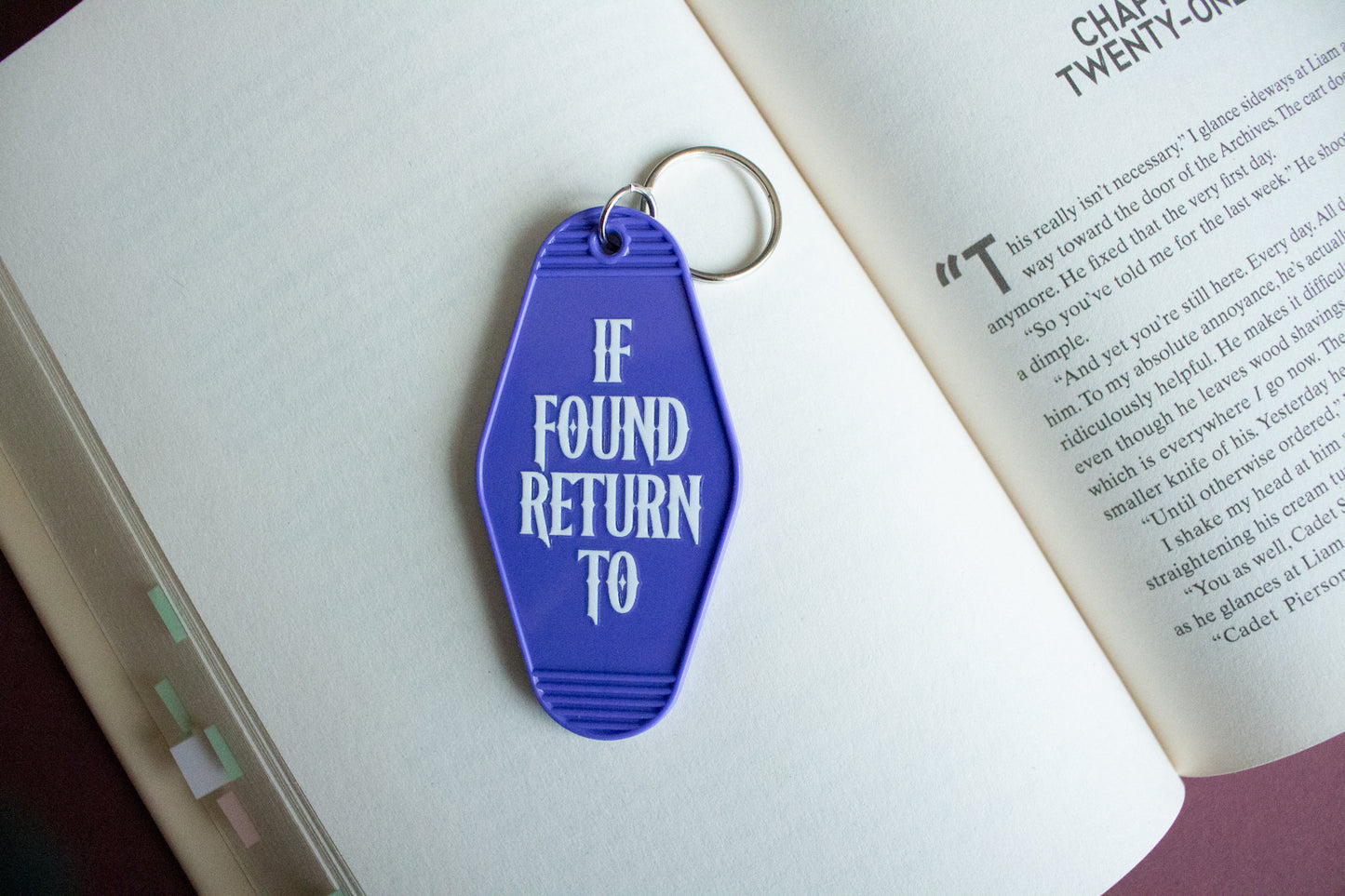 If Found Return To The Fae Court Motel Keyring