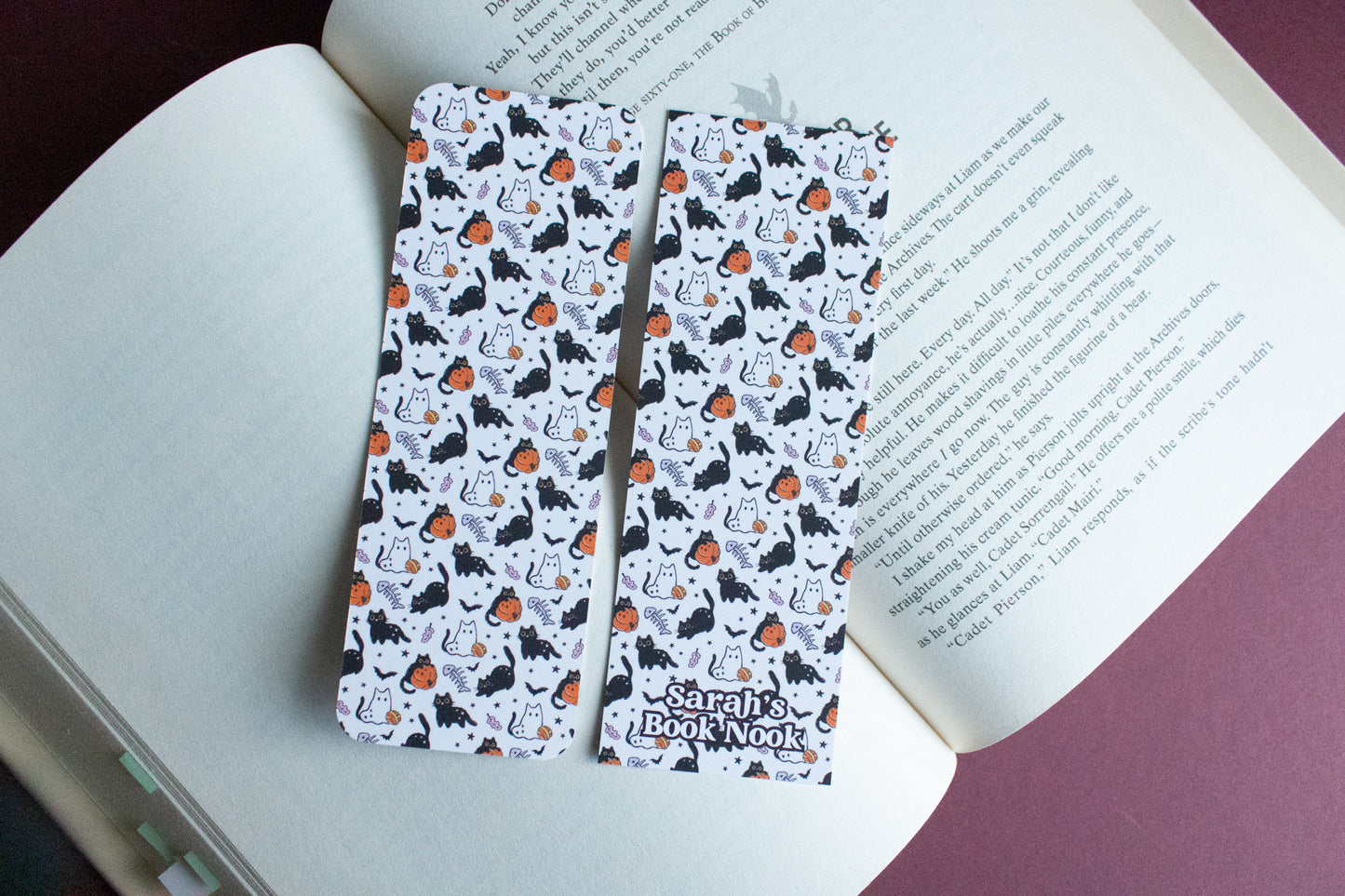 Halloween Cats Bookmark