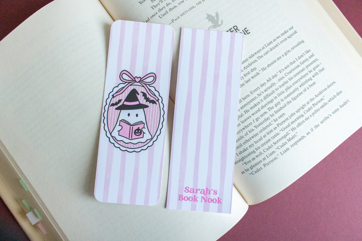 Cute Ghost Bookmark