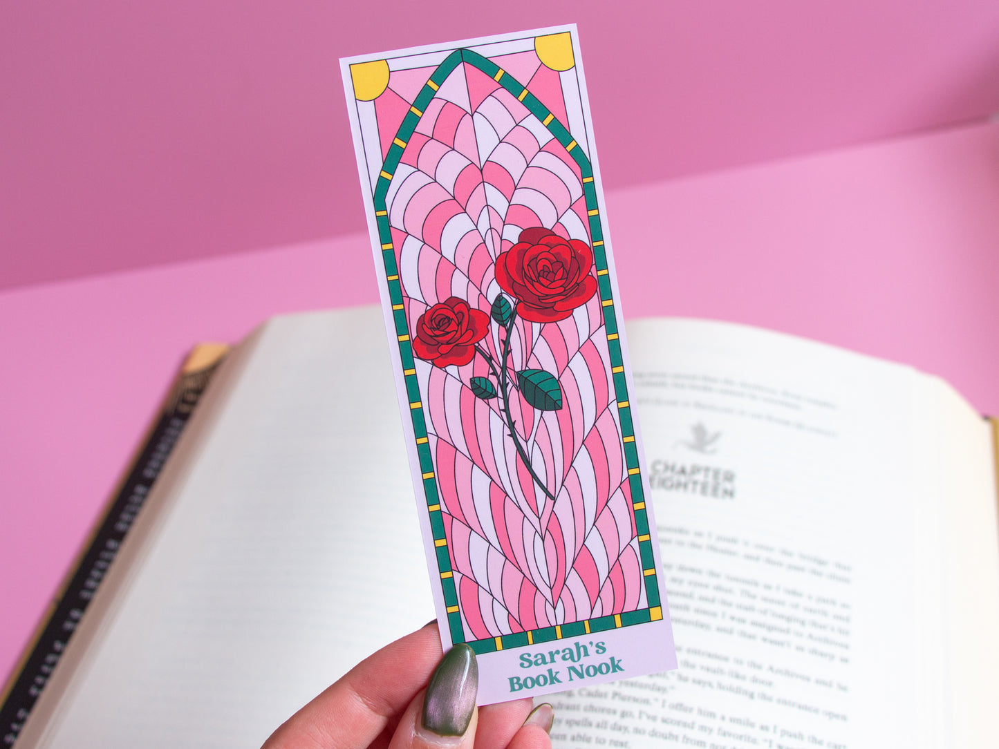 Stained Glass Window Bookmark
