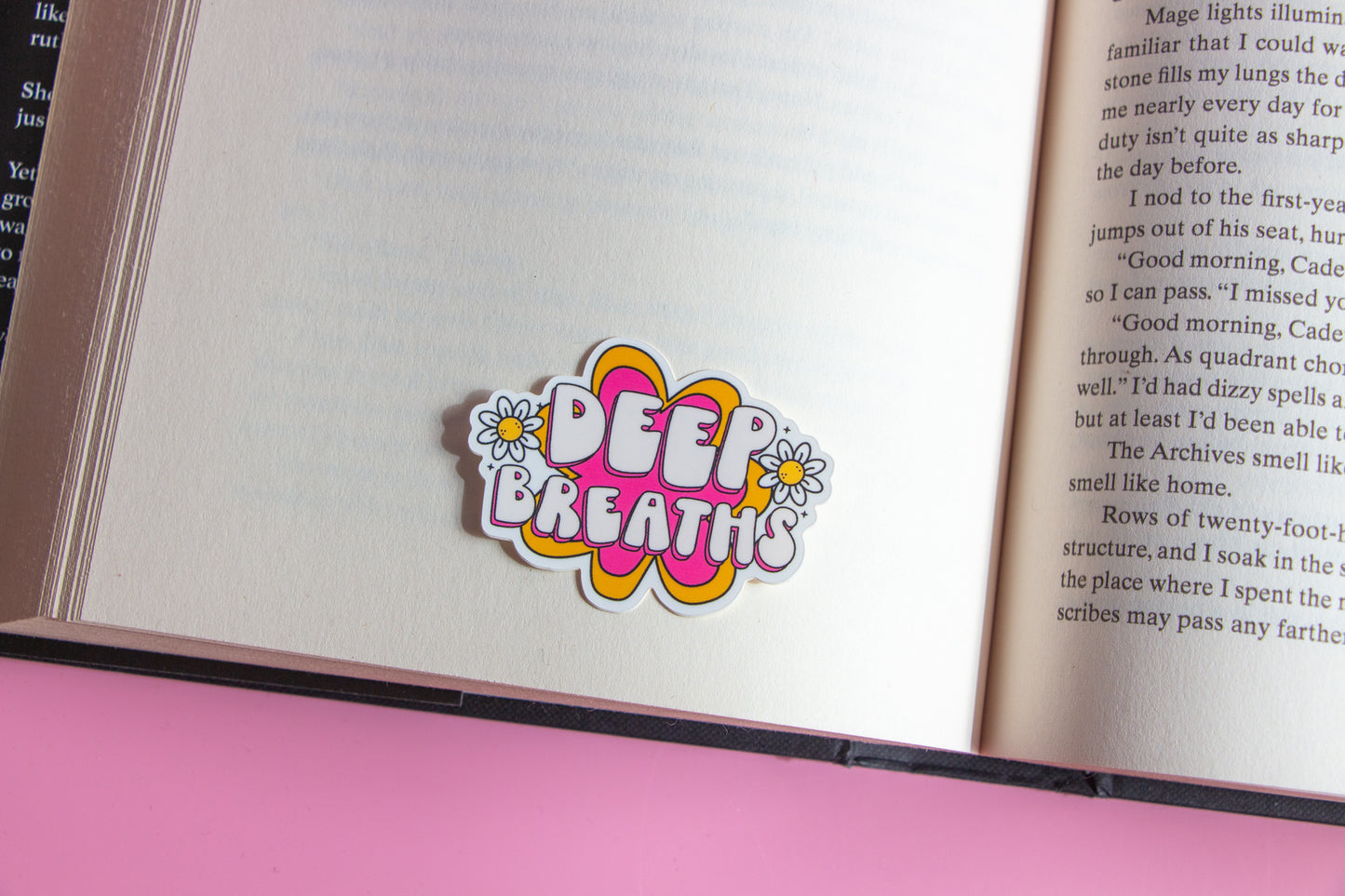 Deep Breaths Sticker