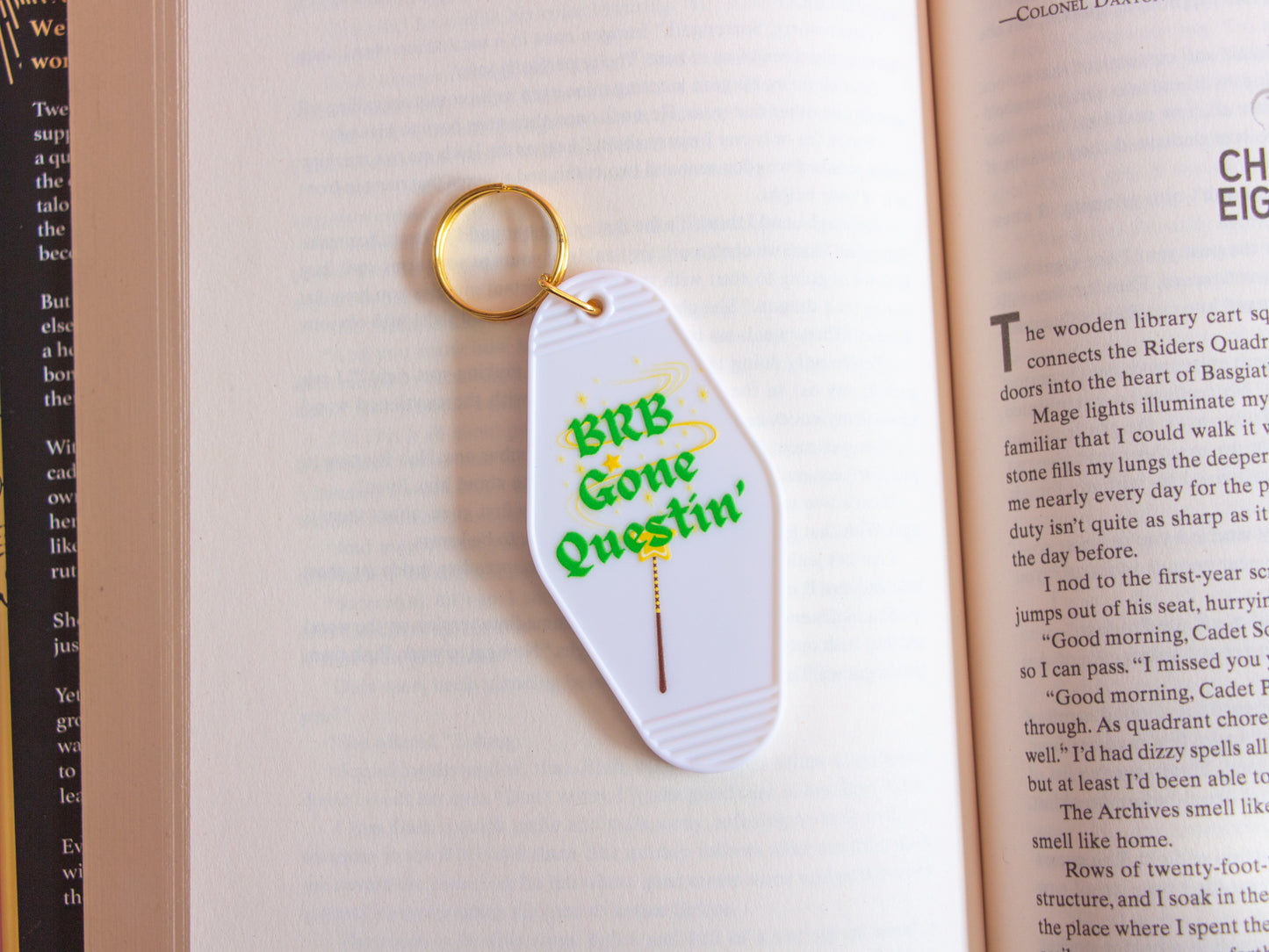 BRB Gone Questin’ Keyring