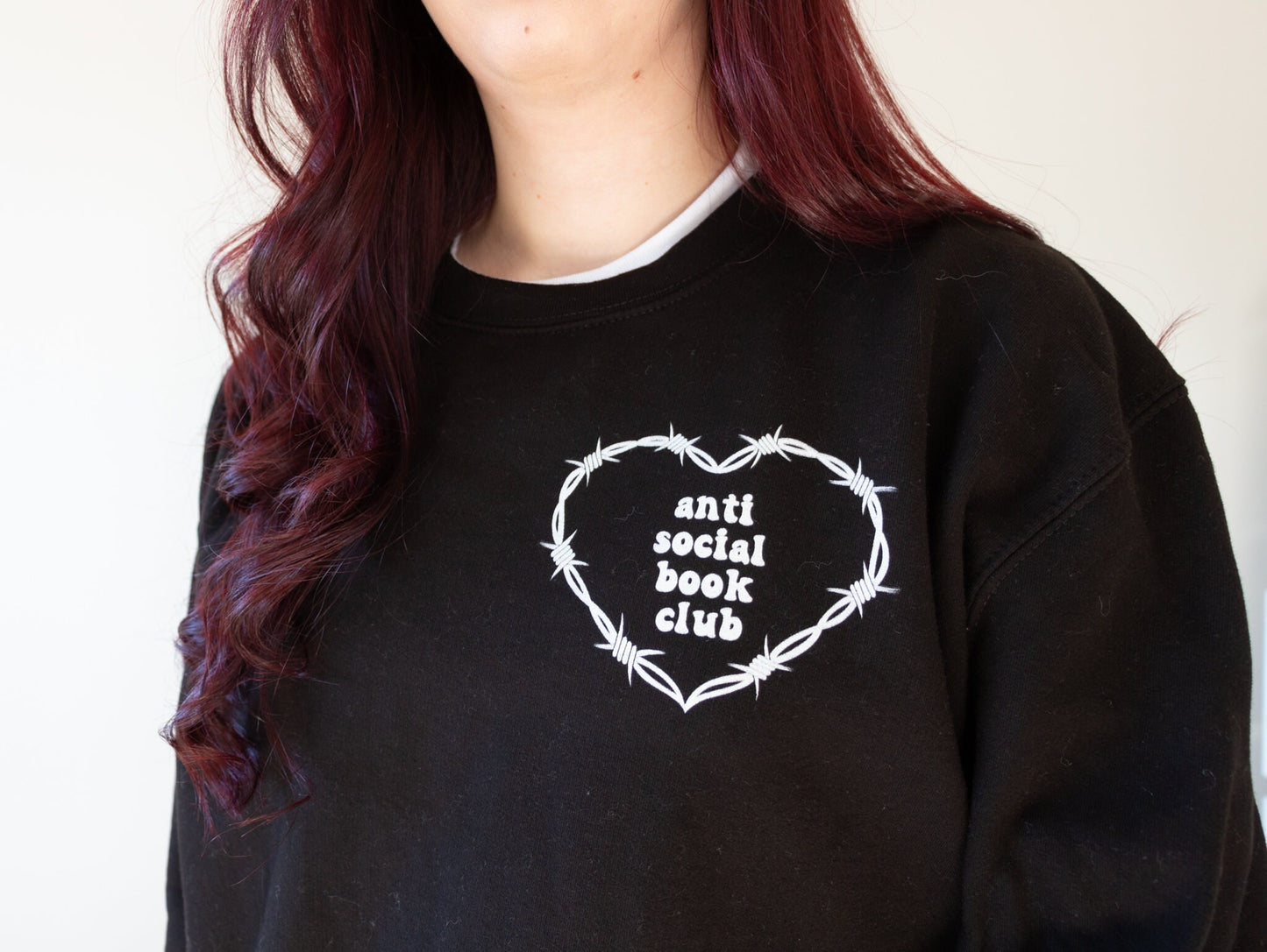 Anti Social Book Club Sweatshirt, Book Lover Gift, Bookish Gift, Funny Reading Sweatshirt, Book Sweatshirt