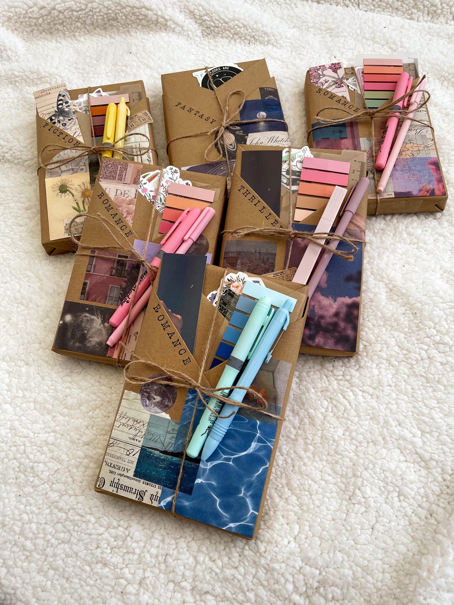 Blind Date With A Book Box With Pens, Mystery Book, Book Gift, Reader Gift, Surprise Book, Book Hamper, Bookish Gift