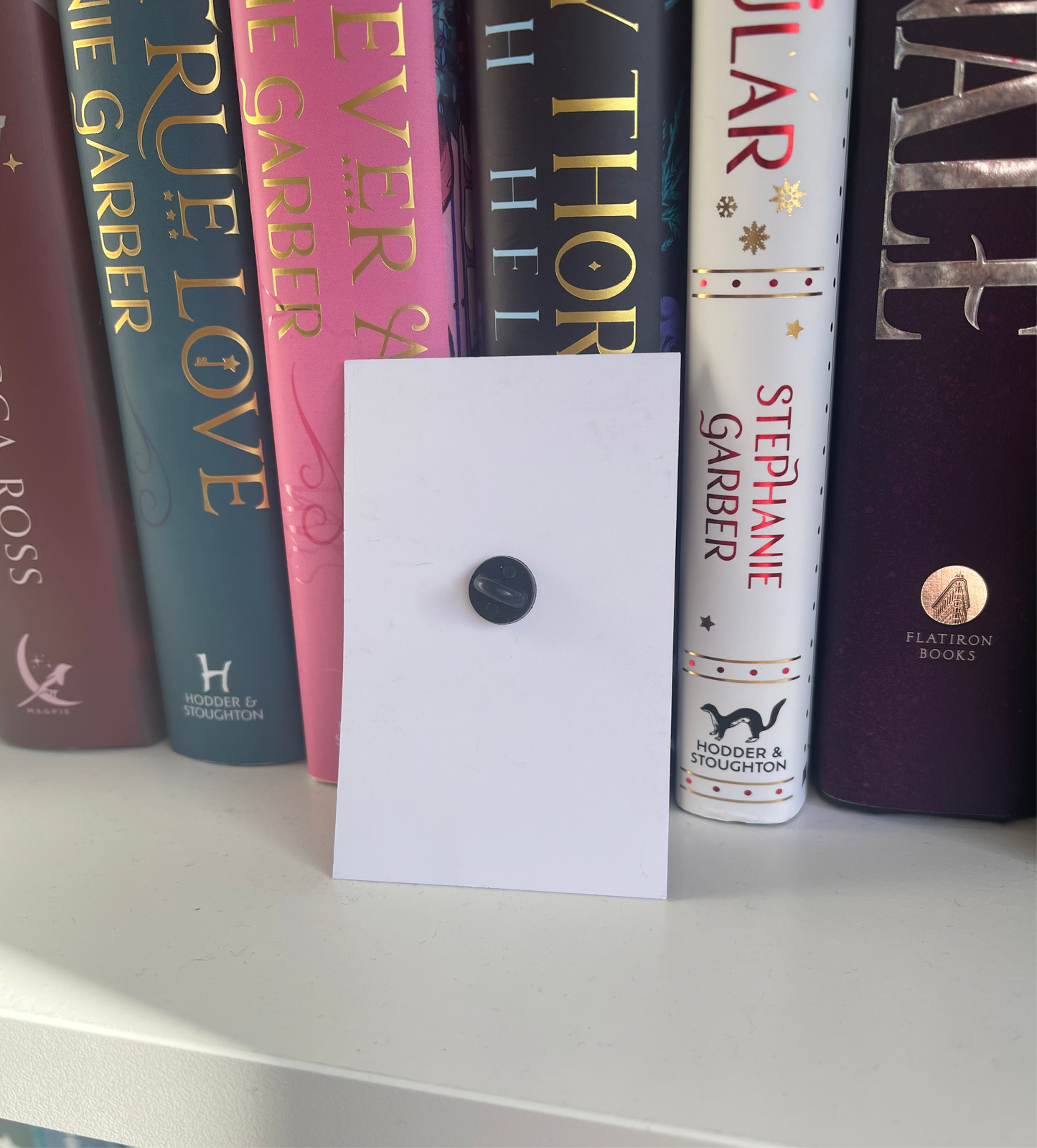 Wooden Spicy Book Club Pin