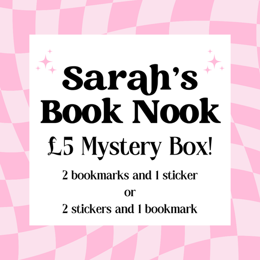 £5 Mystery Bundle, Bookish Gifts, Book Merch, Cute Bookmarks, Kindle Stickers