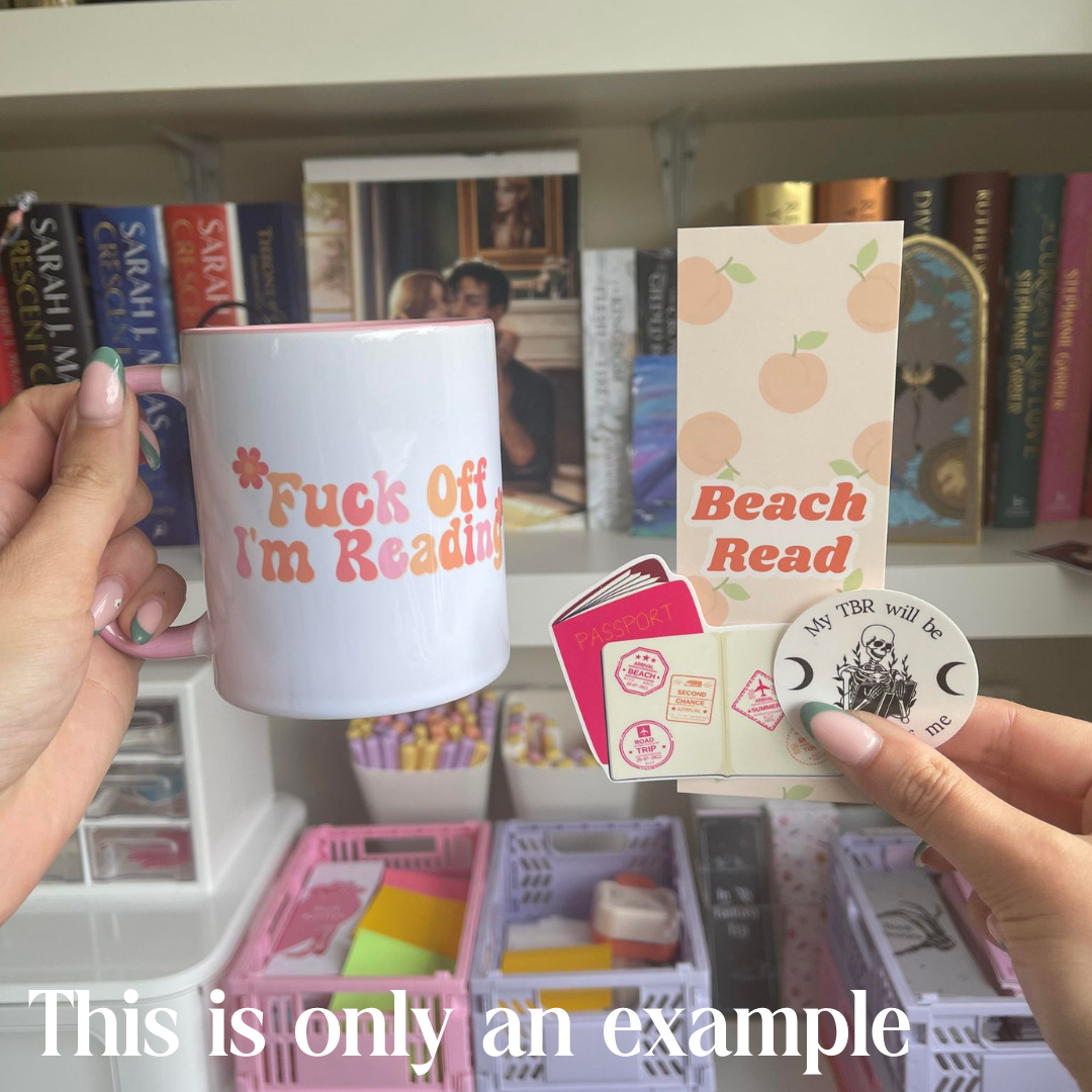 £15 Mystery Bundle, Bookish Gifts, Book Merch, Cute Bookmarks, Kindle Stickers, Book Mug