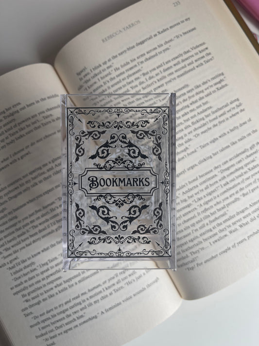 Seconds Fancy Black Bookmark Holder