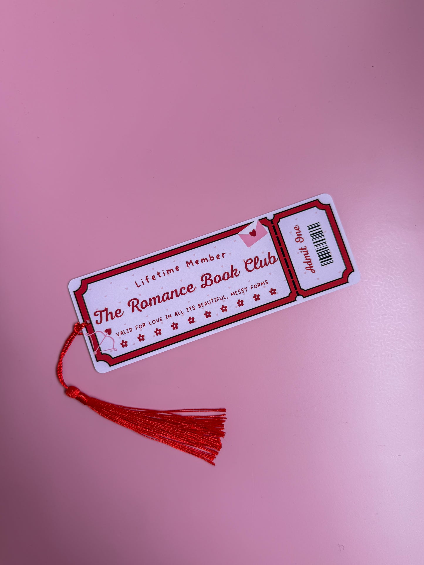 Romance Book Club Bookmark