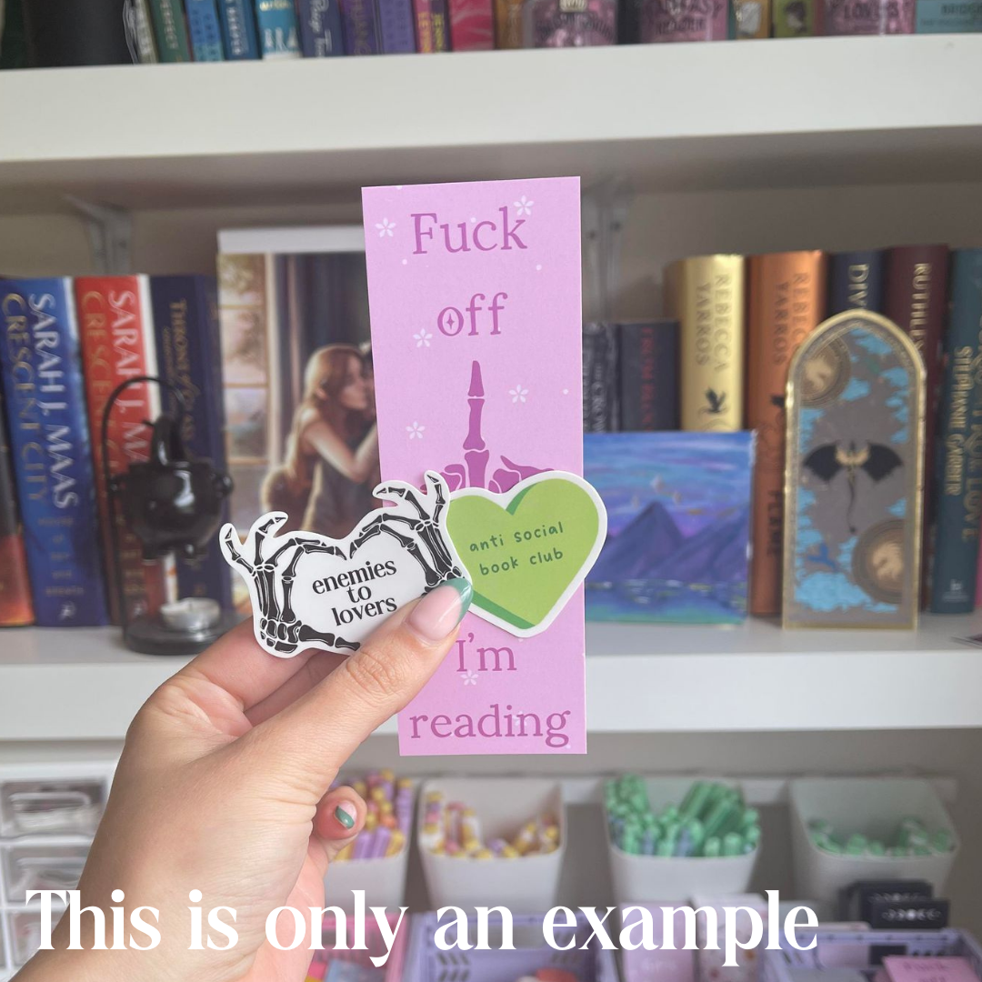 £5 Mystery Bundle, Bookish Gifts, Book Merch, Cute Bookmarks, Kindle Stickers