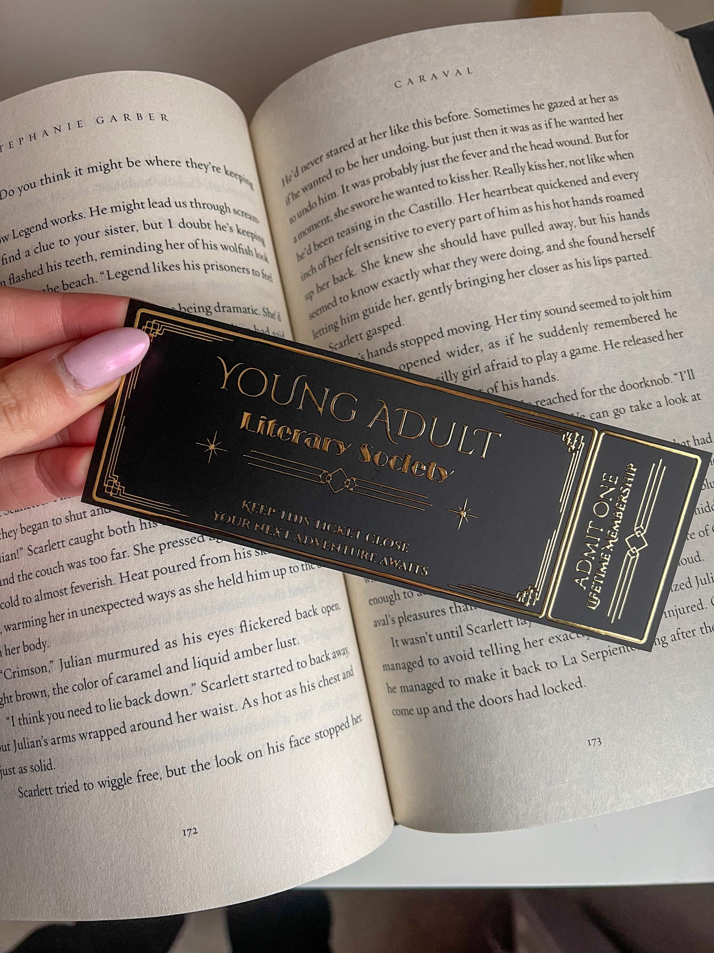 Young Adult Literary Society Foiled Bookmark
