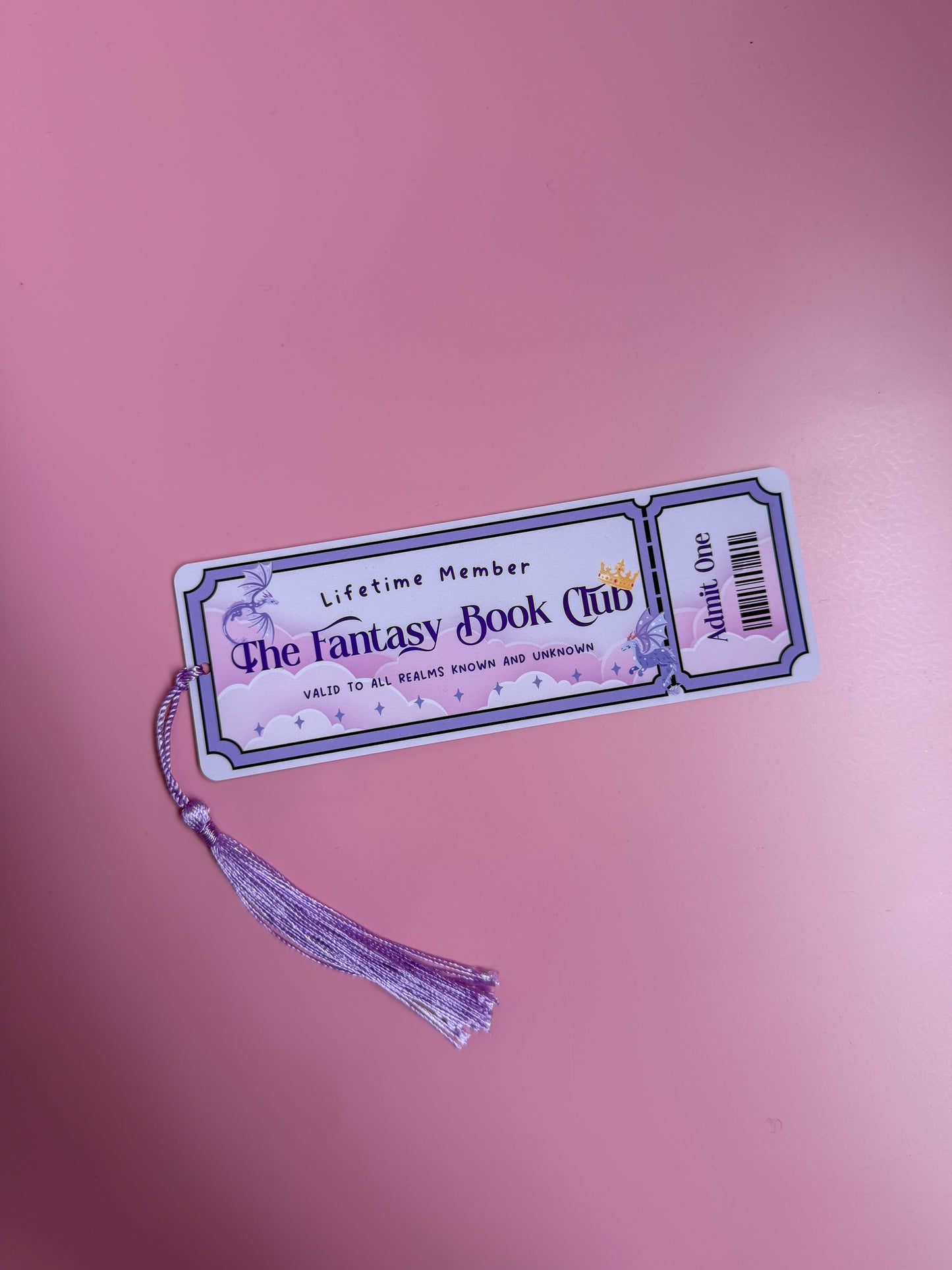 Fantasy Book Club Bookmark