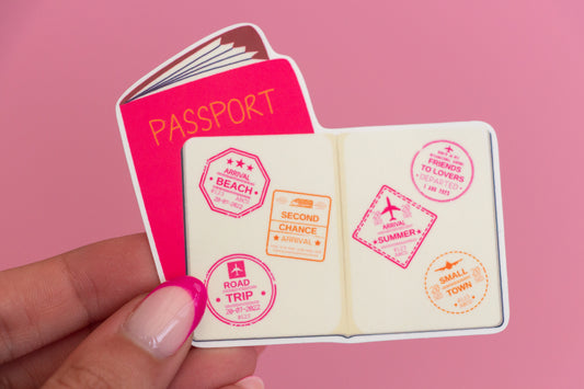 Summer Passport Book Sticker