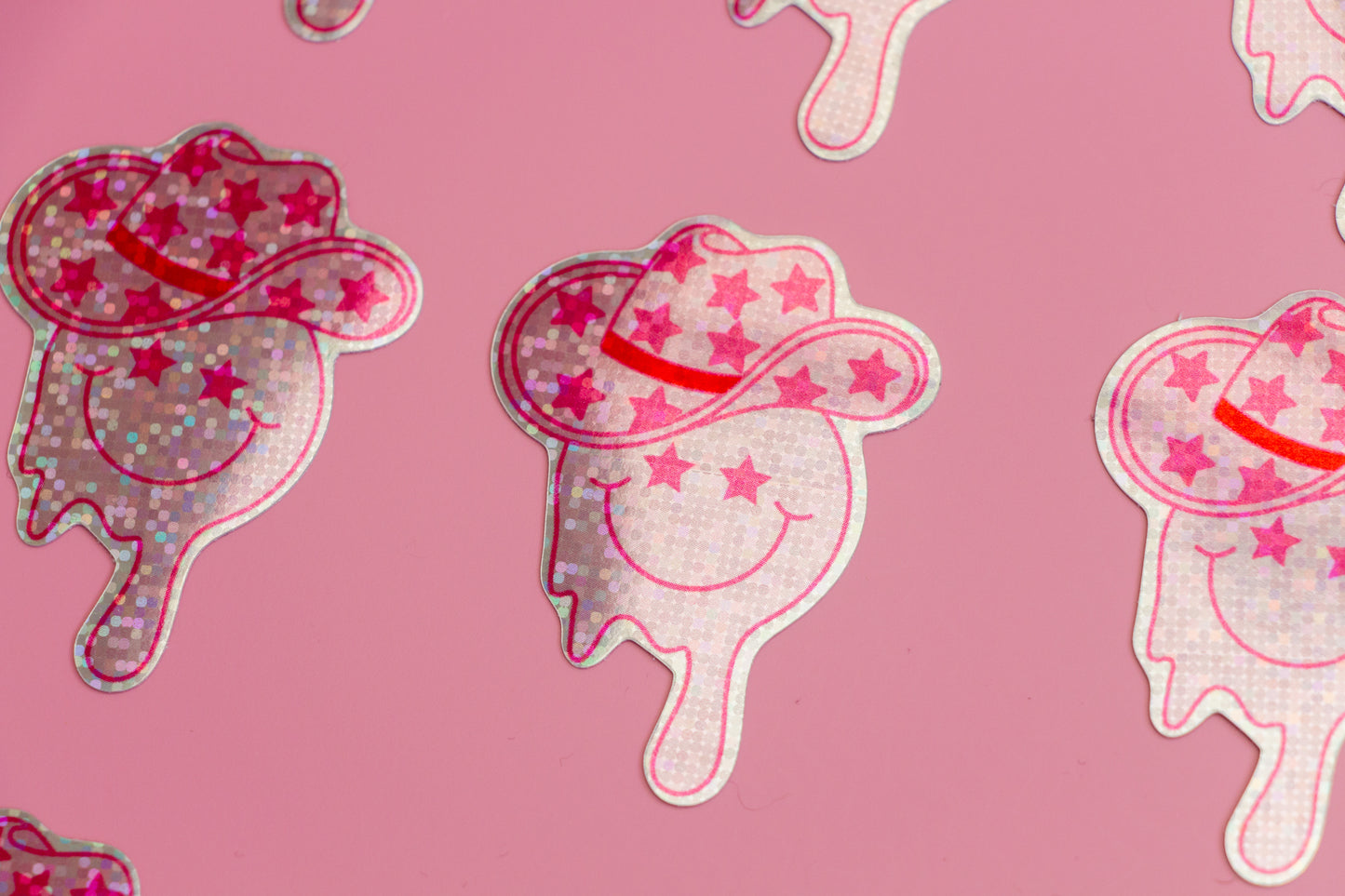 Glitter Cowboy Sticker