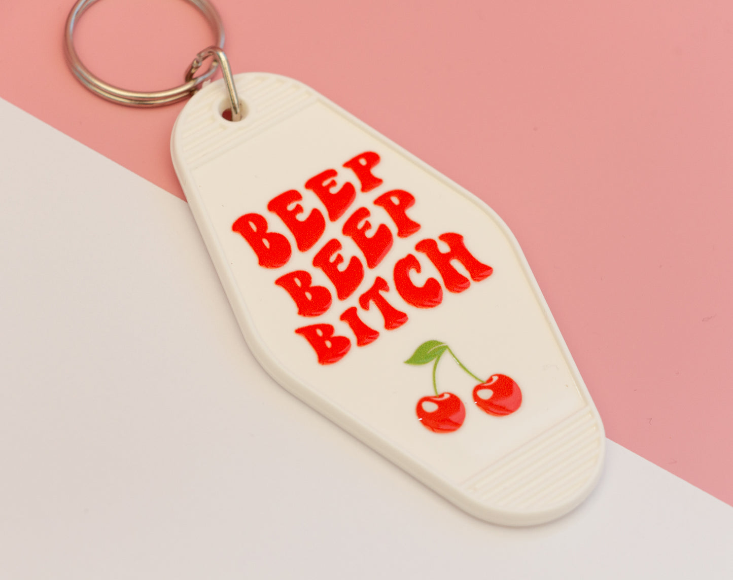 Beep Beep Bitch Motel Keychain