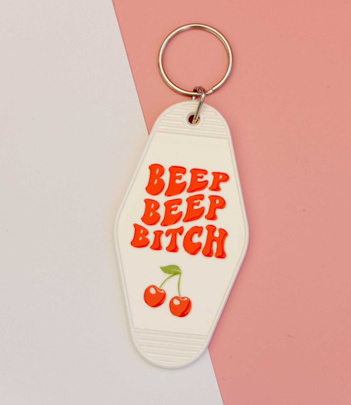 Beep Beep Bitch Motel Keychain