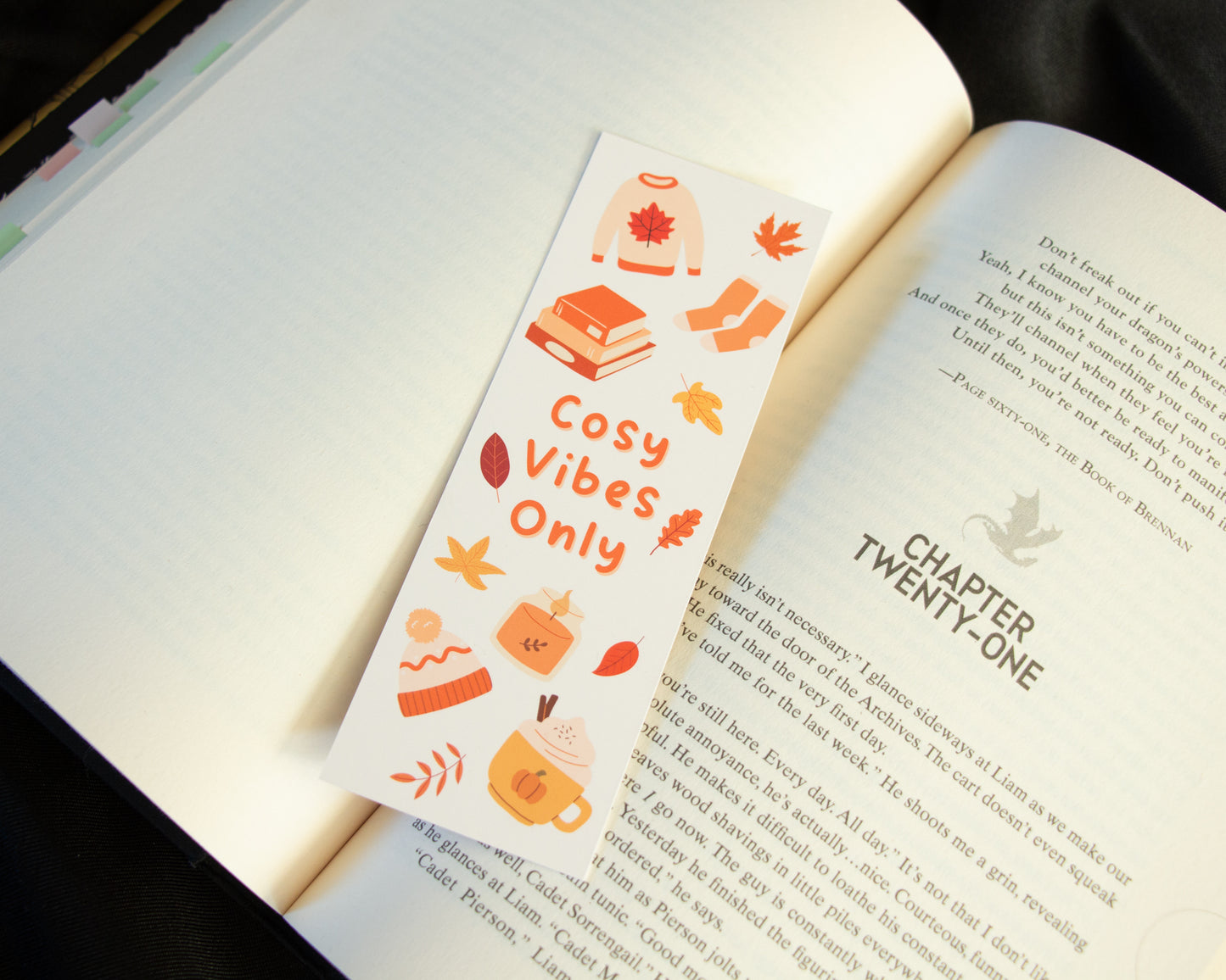 Cosy Vibes Only Bookmark