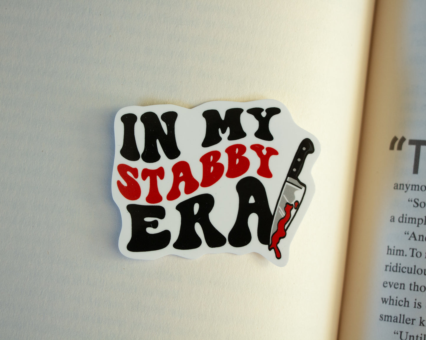 In My Stabby Era Thriller Sticker