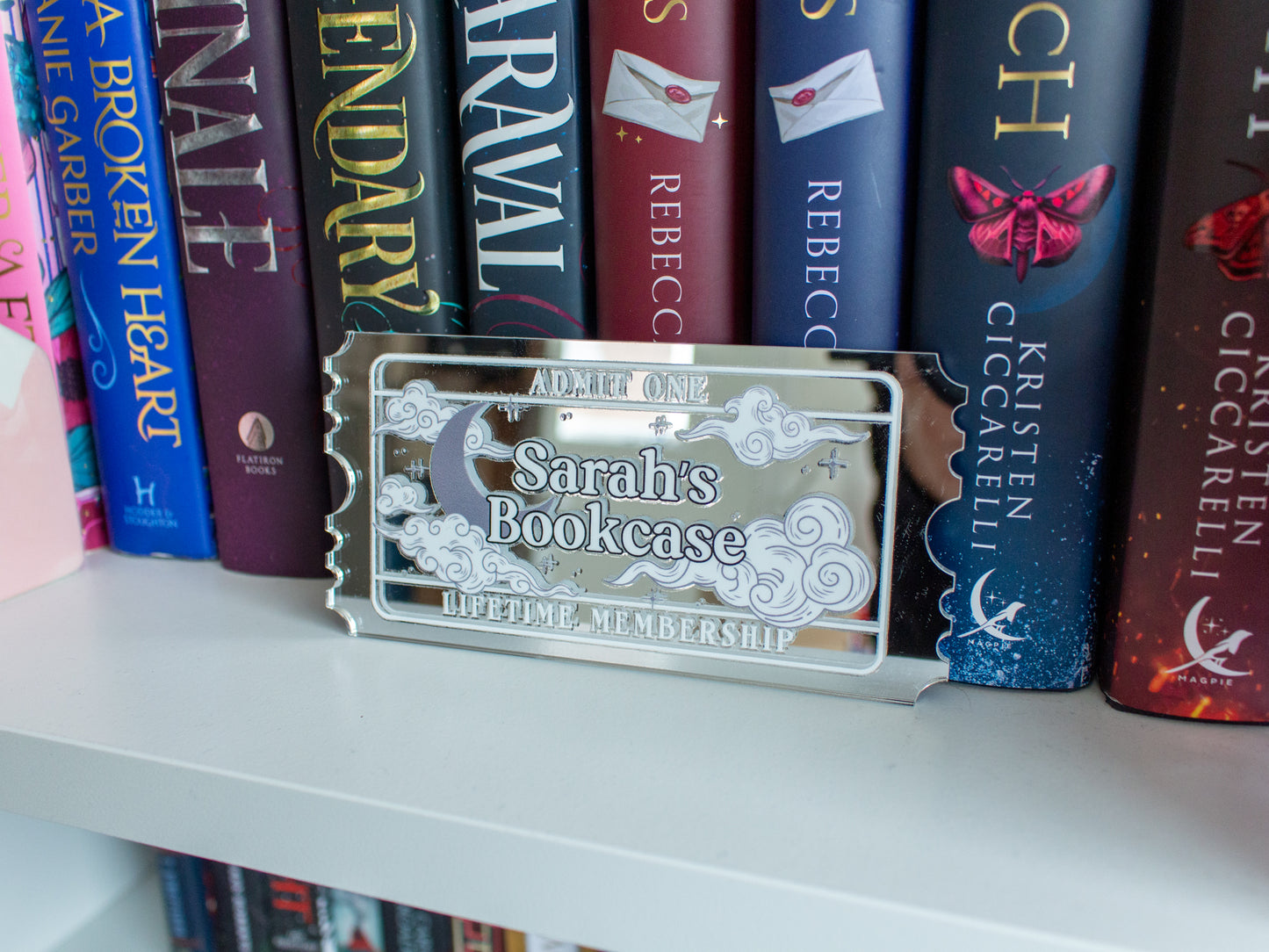 Fantasy Ticket Bookcase Decor