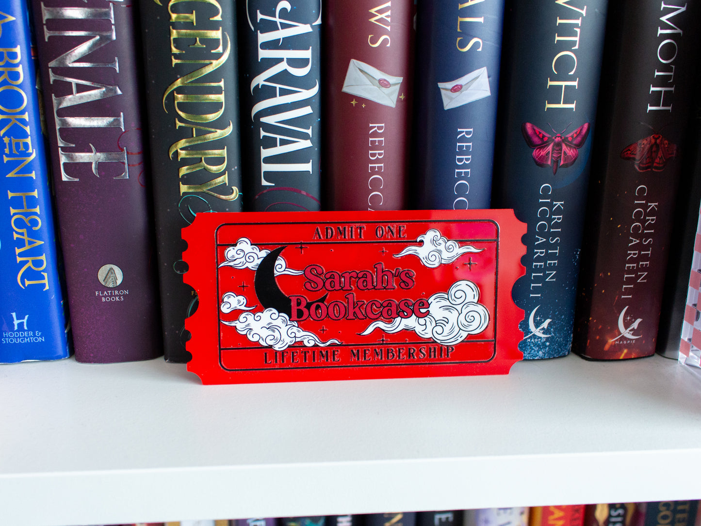 Fantasy Ticket Bookcase Decor