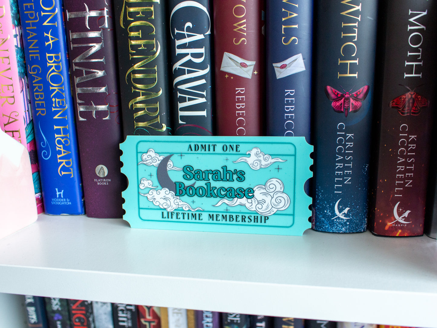 Fantasy Ticket Bookcase Decor