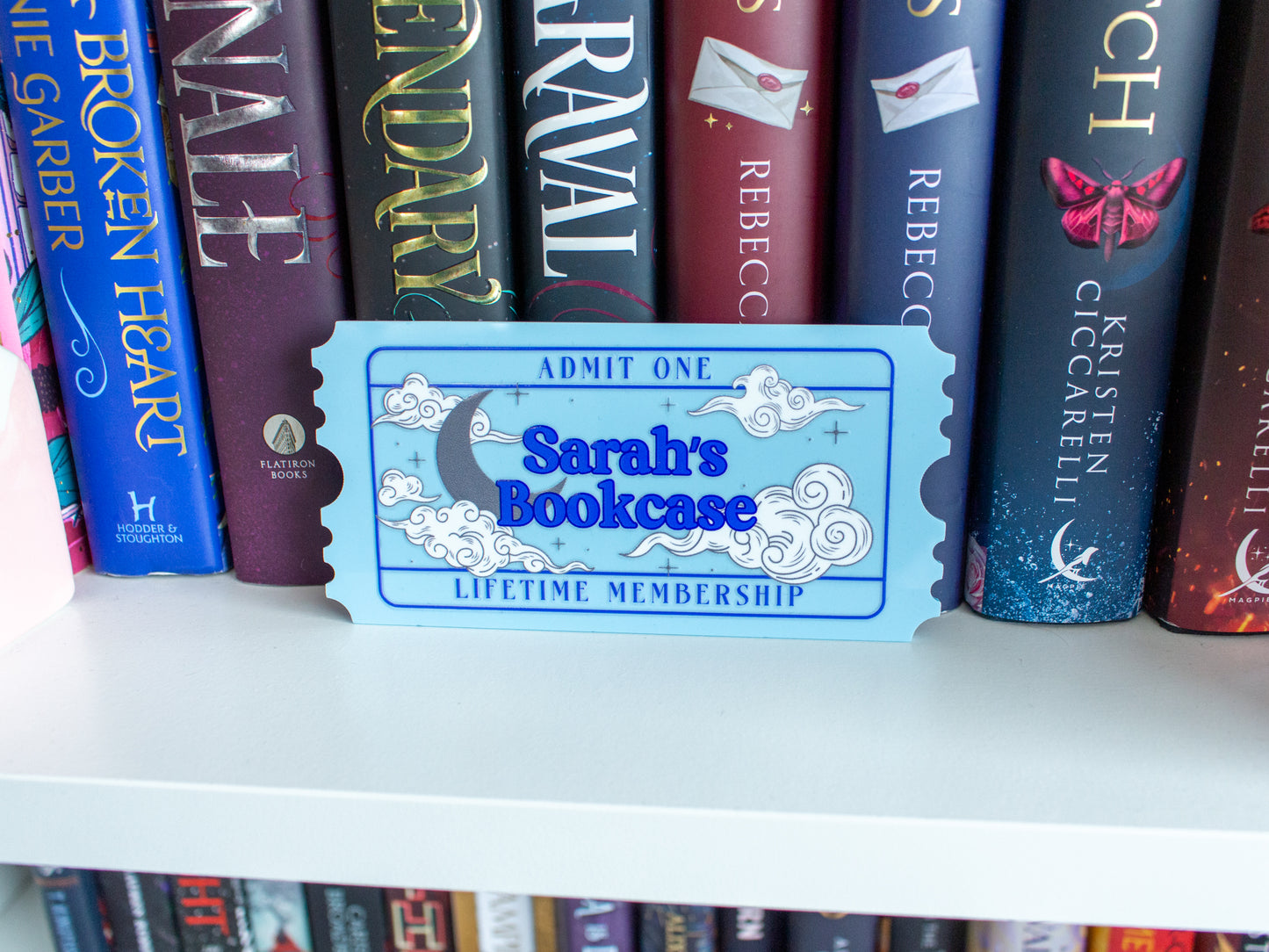 Fantasy Ticket Bookcase Decor