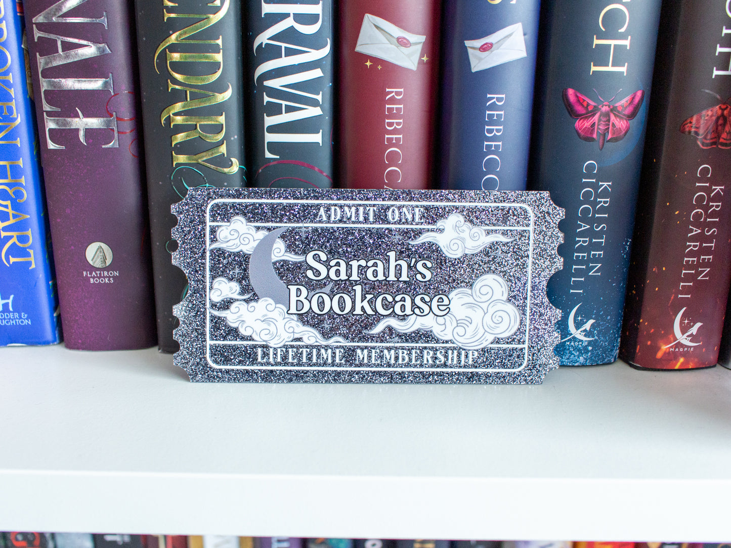 Fantasy Ticket Bookcase Decor
